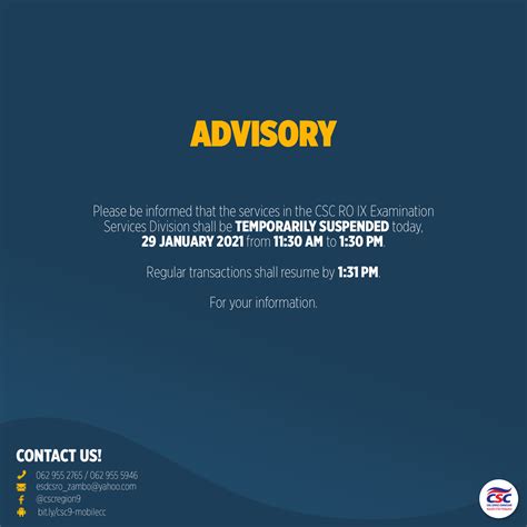 csc region 3 appointment|ADVISORY: Please be informed that .